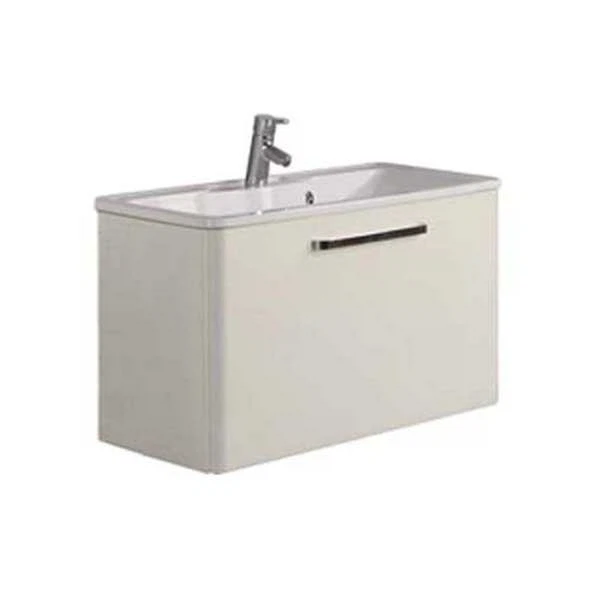 Фото Тумба под раковину акватон валенсия 110 белый жемчуг 1a123701vag30