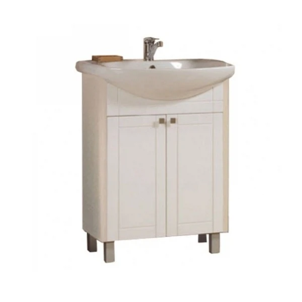 Фото Тумба без умывальника акватон альпина 65см дуб молочный 1a133401al530