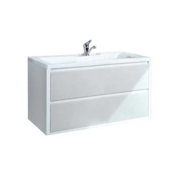 Фото Тумба без умывальника акватон римини 100см белая 1a134501rn010