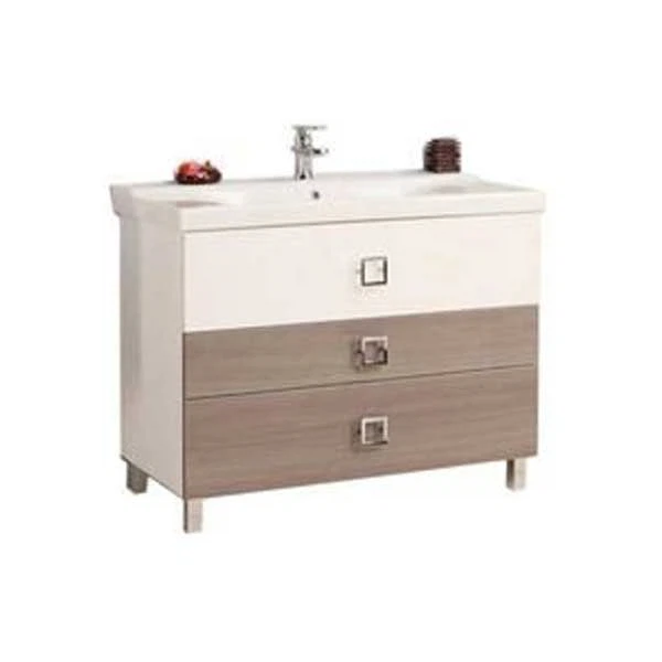 Фото Тумба под раковину акватон стамбул 105 лиственница 1a127301st580