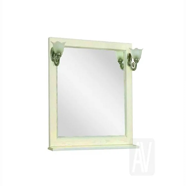 Фото Зеркало акватон жерона 105 белое золото 1a158802gem40