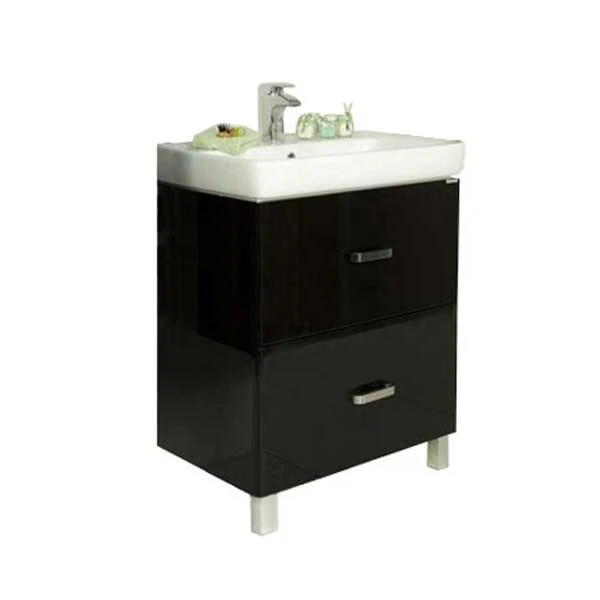 Фото Тумба под раковину акватон америна 70 черная 1a169301am950