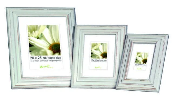 

фоторамка oda white antique 20*30 39922, Белый