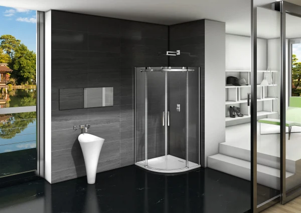 Фото Ограждение душевое galaxy r-td-90-c-ch