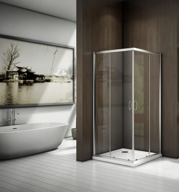 Фото Ограждение душевое latte cr-80-c-we