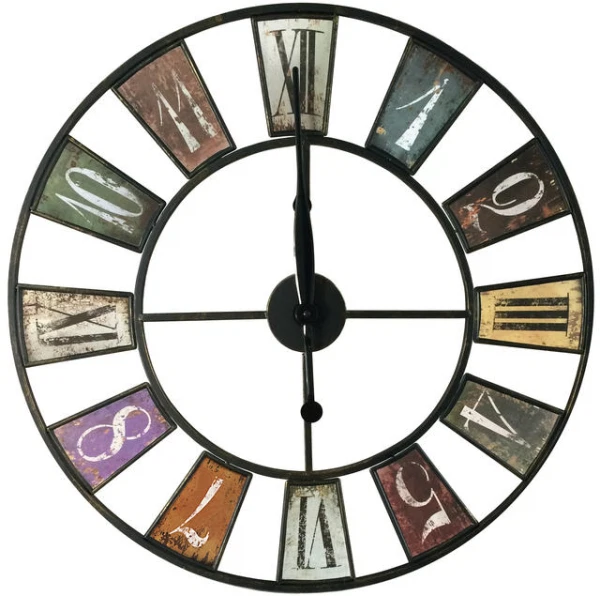 

часы настенные круглые artlink clock color 60x60см 79824