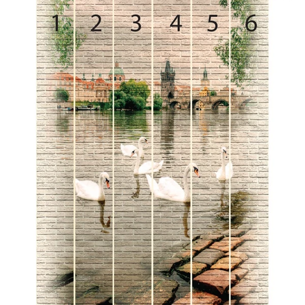 Фото Панели пвх venta exclusive лебеди