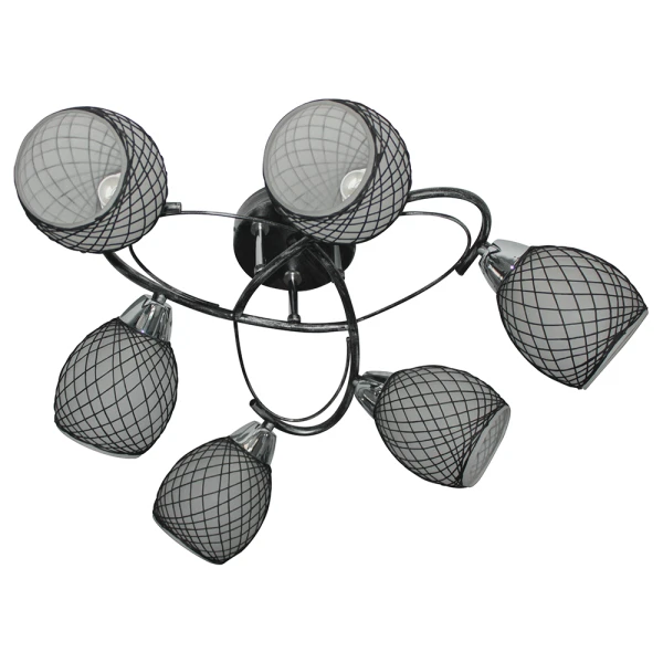 Фото Люстра потолочная toplight janelle tl7440x-06bp е14 6x40w