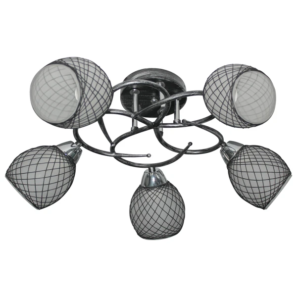 Фото Люстра потолочная toplight jeanine tl7430x-05bp е14 5x40w