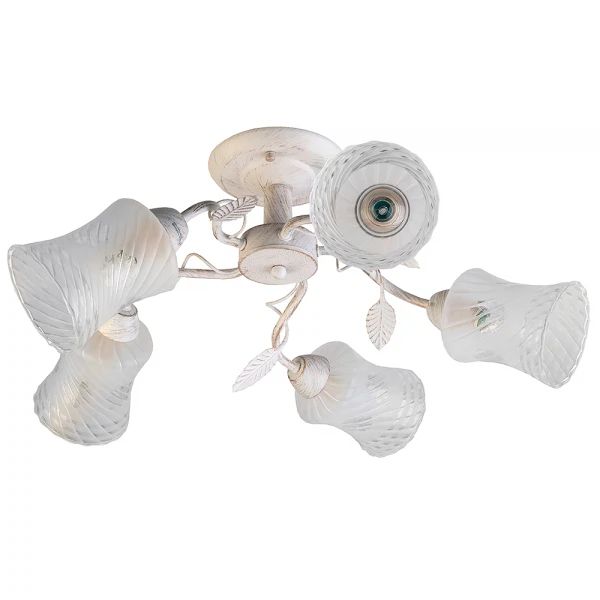 Фото Люстра потолочная toplight alyson tl7140x-05wg е14 5x60w