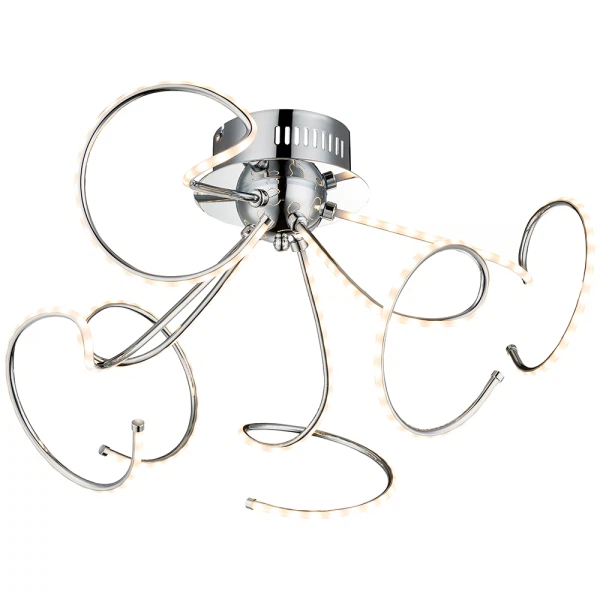 Фото Люстра потолочная globo rebel 67814d1 led 1x21w