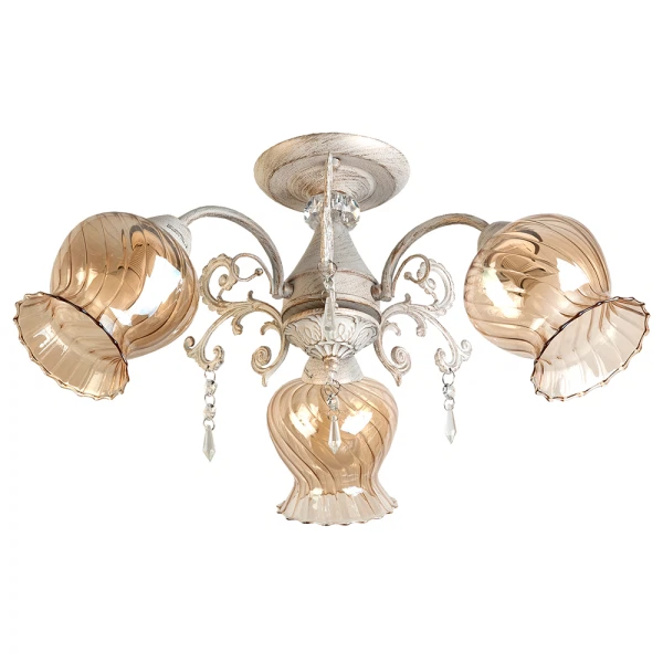 Фото Люстра потолочная toplight miranda tl5690d-03wg е14 3x60w