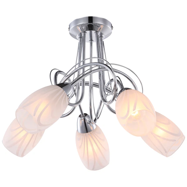 Фото Люстра потолочная globo luigi 67131-5 е14 5x40w