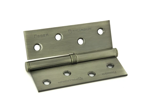 

петля palladium 100х75x2,5 мм ab античная бронза правая