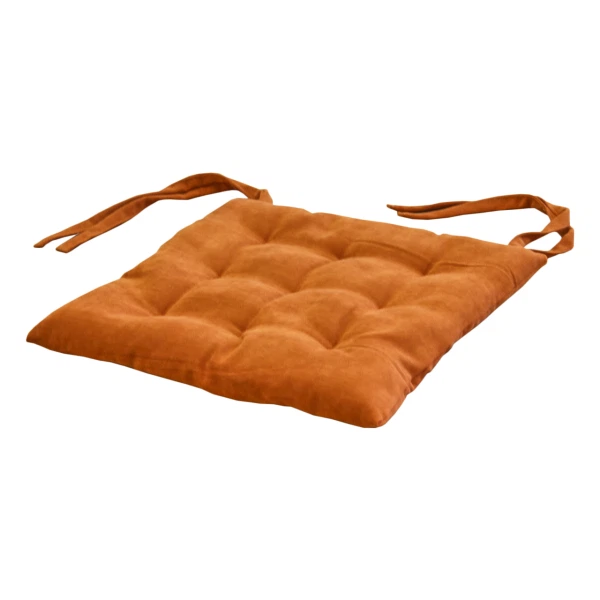 галета для стула/01 420х420 (велюр однотонный терракот (014))