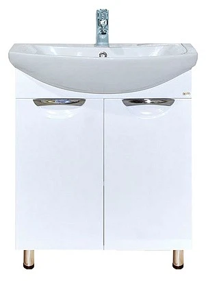 Изображение товара Тумба с умывальником Misty Лаванда 70 белая, напольная Э-Лав01070-011Пр