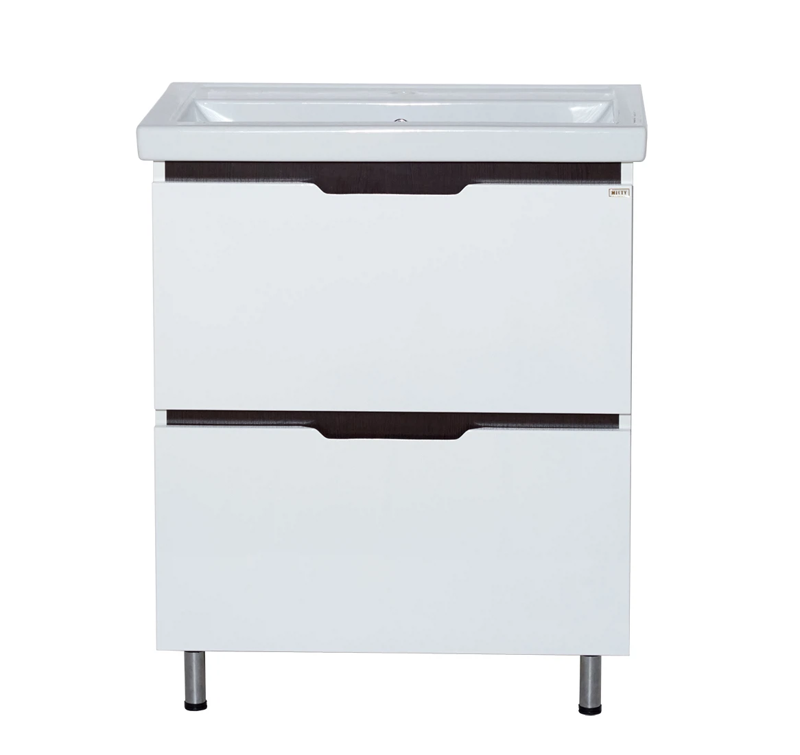 Изображение товара Тумба с умывальником Misty Лайм 70 напольная, 2 ящ Э-Лай01070-2Я