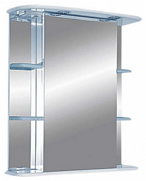 

зеркало-шкаф misty магнолия 65 левое со свет. э-маг04065-01свл