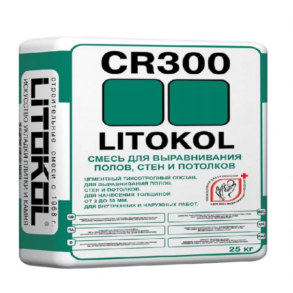 Смесь универсальная litokol cr300, 25 кг