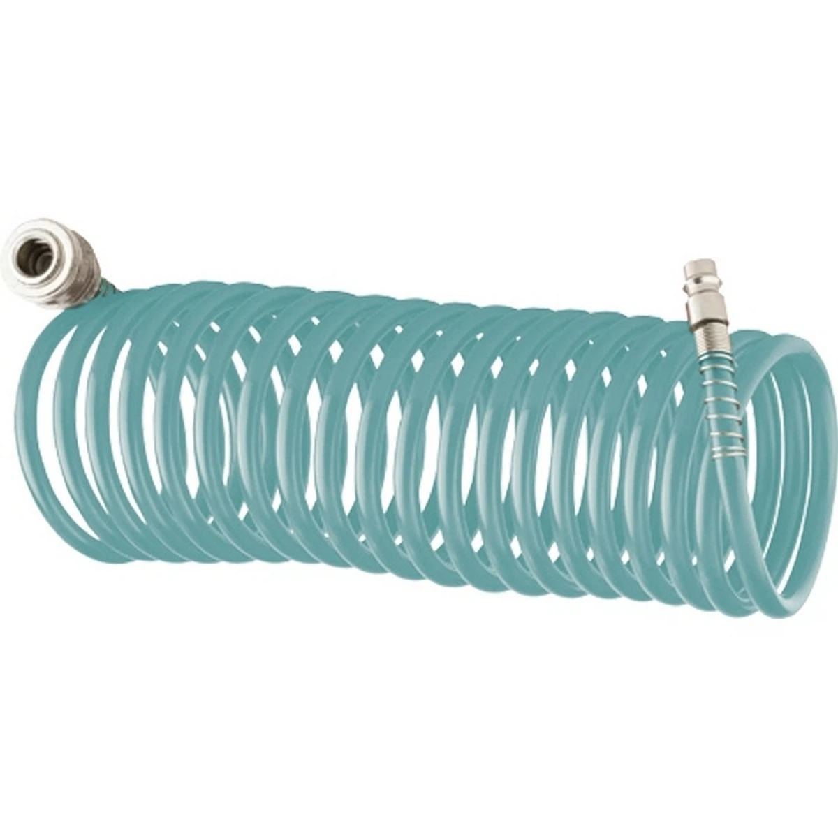 Изображение товара Полиуретановый спиральный шланг Stels 15 м с быстрым соединением