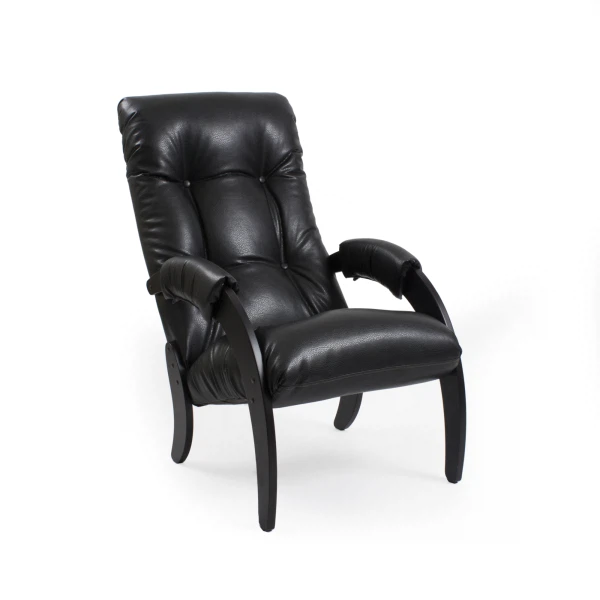 

кресло для отдыха модель 61, vegas lite black, венге, Черный