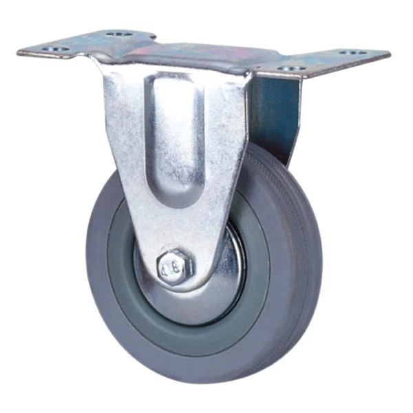 

опора аппаратная не поворотная d-50 мм, серая резина, подшипник. арт. fcg25