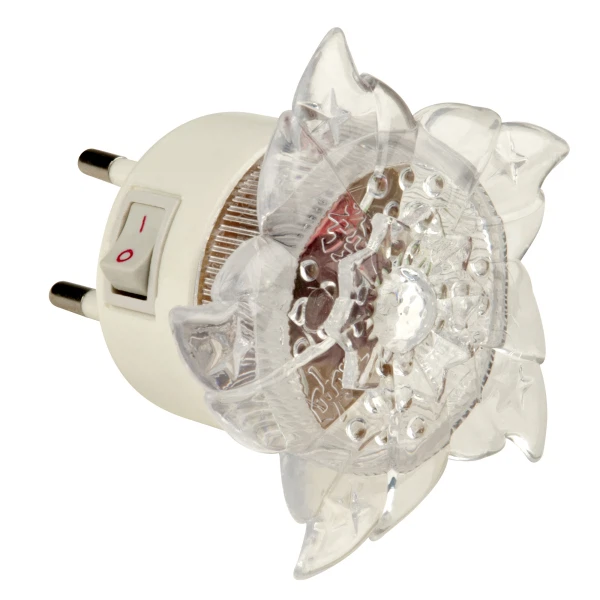 

светильник-ночник uniel dtl-308 цветок rgb 4led 0,5w