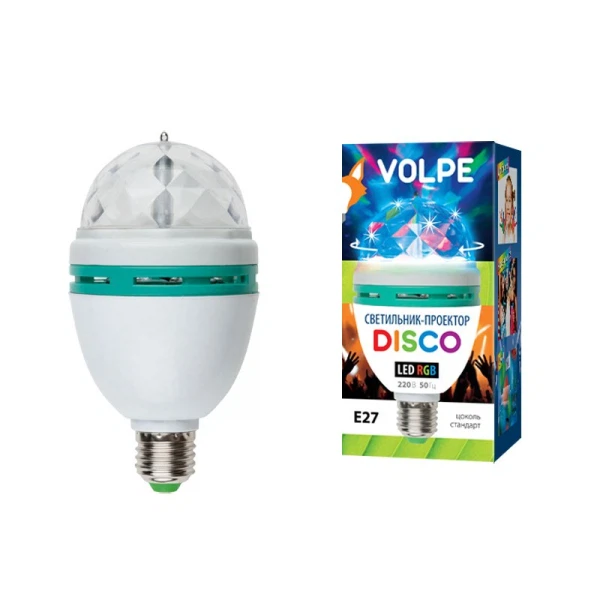 

светильник-ночник volpe disco uliq301-0090