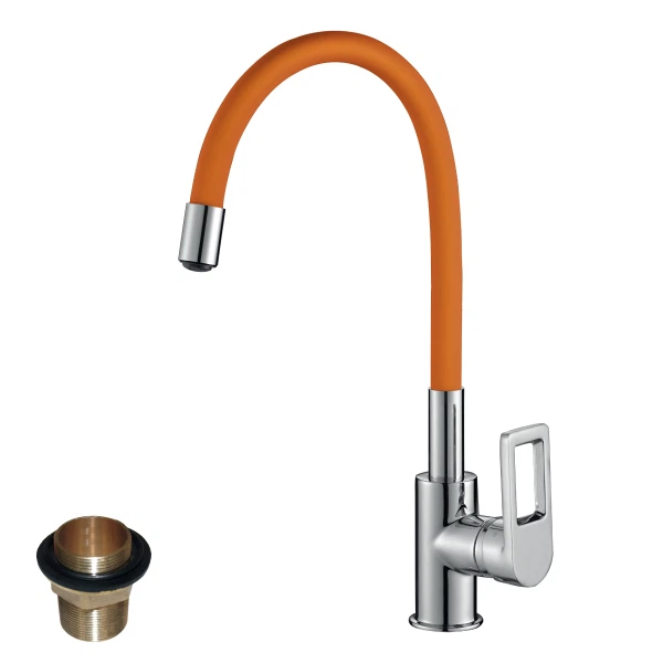 

смеситель для кухни rossinka z35-35u-orange, Хром