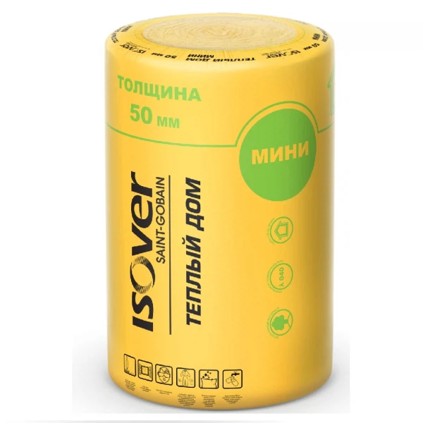 Теплоизоляция isover теплый дом мини, 8200