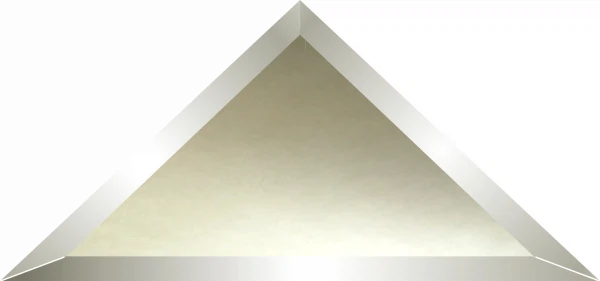 Фото Плитка зеркальная треугольник еврокромка 19х19х16,5 /4шт/