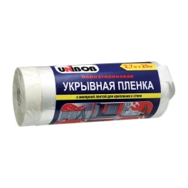 Пленка укрывная с малярной лентой Unibob 2.7М Х20 М