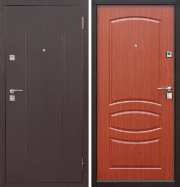 дверь входная стройгост 7-2 2050х960мм правая, итальянский орех