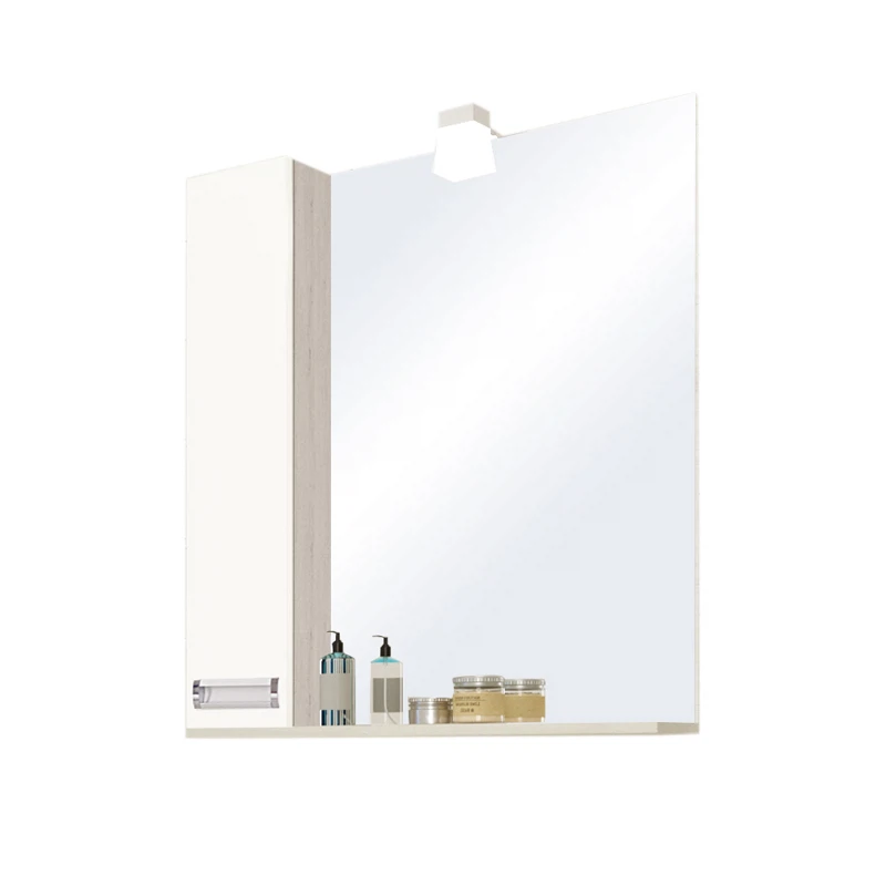 Изображение товара Шкаф-зеркало Акватон Бекка 1A214702BAC20 70 см белый дуб сомерсет