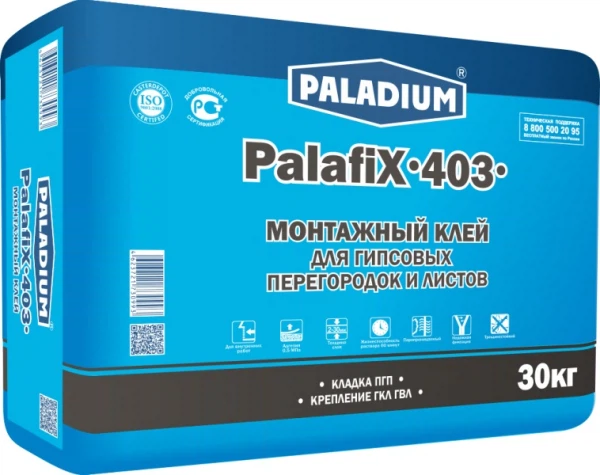 

клей монтажный paladium palafix-403, 30кг