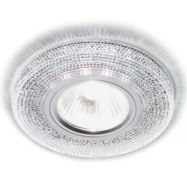 

светильник точечный ambrella light led s290 ch белый gu5.3 1х3вт