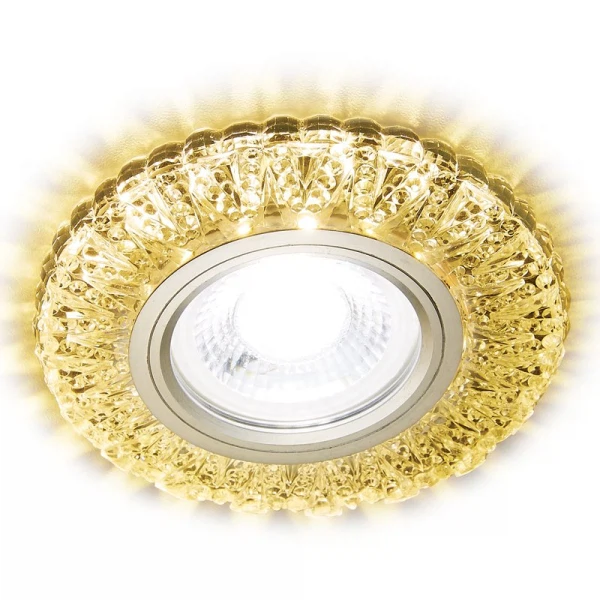 

светильник точечный ambrella light led s310 ch/w белый gu5.3 1х3вт