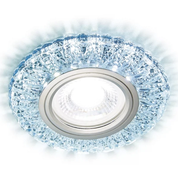 

светильник точечный ambrella light led s310 ch белый gu5.3 1х3вт