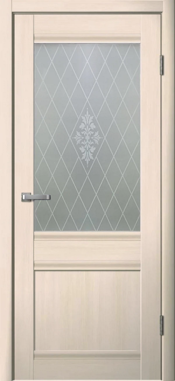 

полотно дверное остекленное юта 2000х800мм, беленый дуб