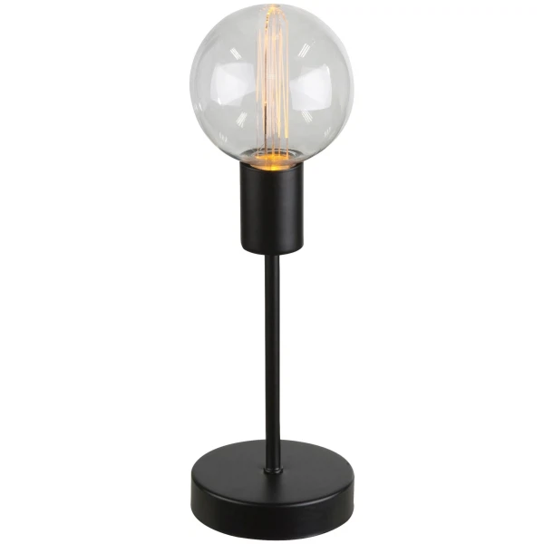 

лампа настольная globo 28186 черный led 1х0.06вт