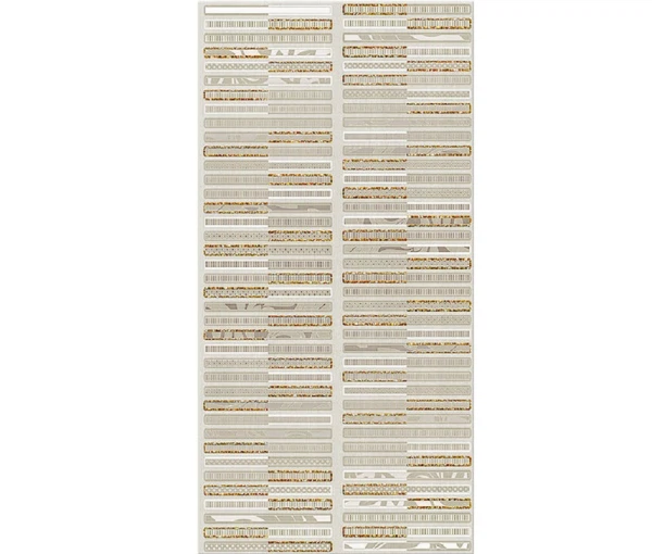

декор aura marfil geometria 31,5х63 586552002, Бежевая