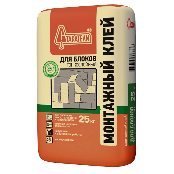 

клей для блоков старатели, 25 кг