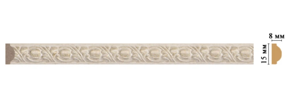Изображение товара Молдинг DECOMASTER 15*8*2400мм 130C-18D ШК/80