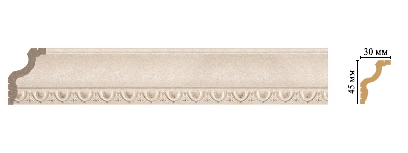 Изображение товара Карниз DECOMASTER 45*30*2400мм 148D-18D ШК/40