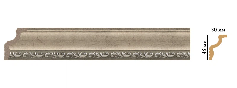 Изображение товара Карниз DECOMASTER 45*30*2400мм 148B-59 ШК/40