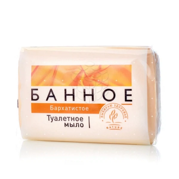 Мыло банное 125г бархатистое Аист, код 4600905003883