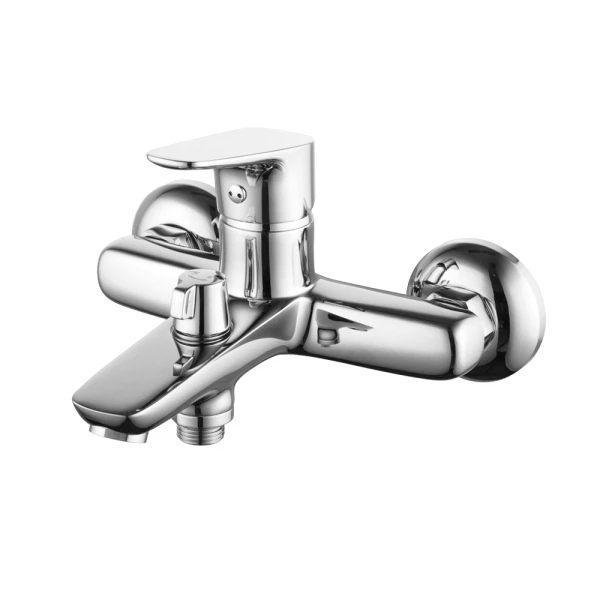 

смеситель для ванны с керамическим дивертором zodiac, Хром