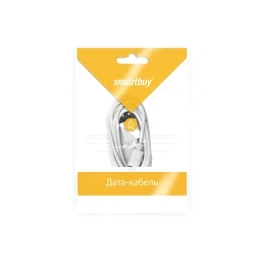 Кабель USB/MicroUSB 1,2м, белый, iK-12c white Smartbuy