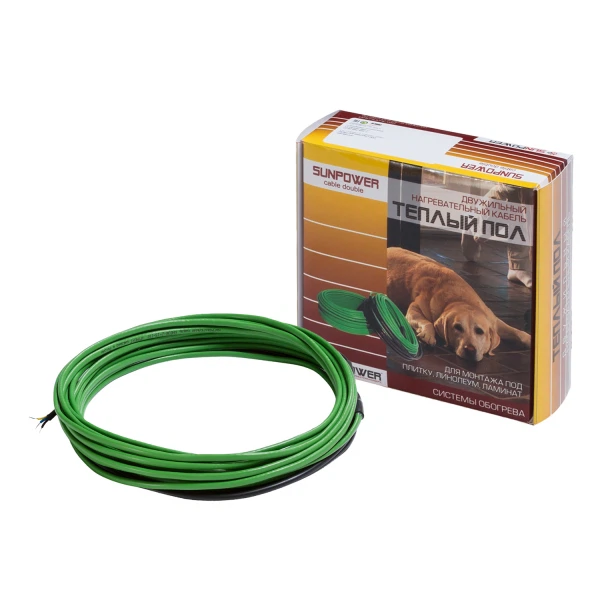 Фото Теплый пол кабельный spcd-600 (600 вт, 3,6-4,6 м2) sunpower
