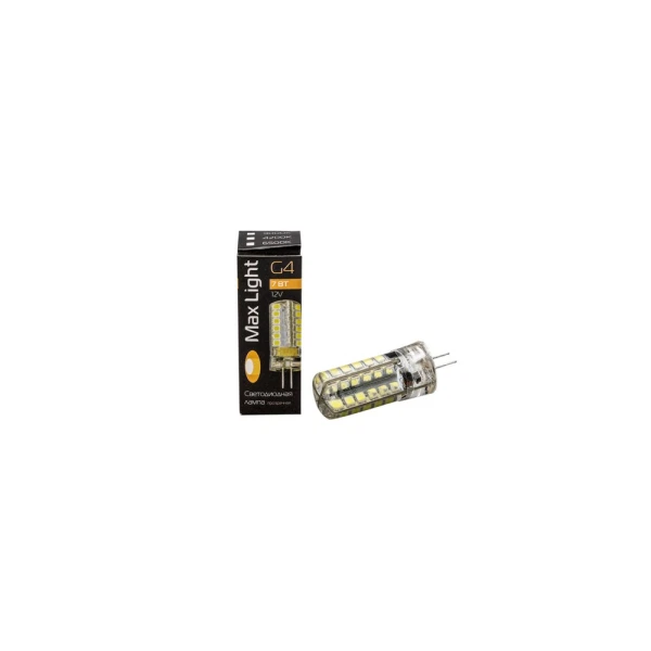 

лампа светодиодная maxlight jc led g4 7w 6000k 12v